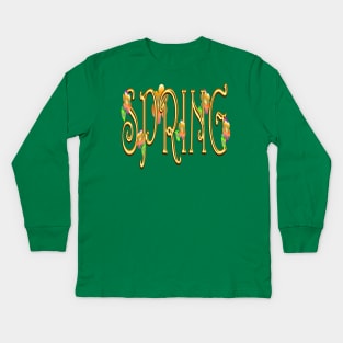 Springtime Kids Long Sleeve T-Shirt